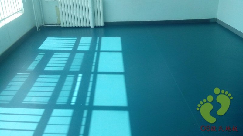 光明外語(yǔ)學(xué)校舞蹈地膠鋪設(shè)